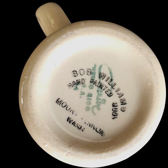 Vintage Bob Williams Hand-Painted Ceramic Mug "Marilyn The Boss Thayer" 1960s - Picture 2 of 8